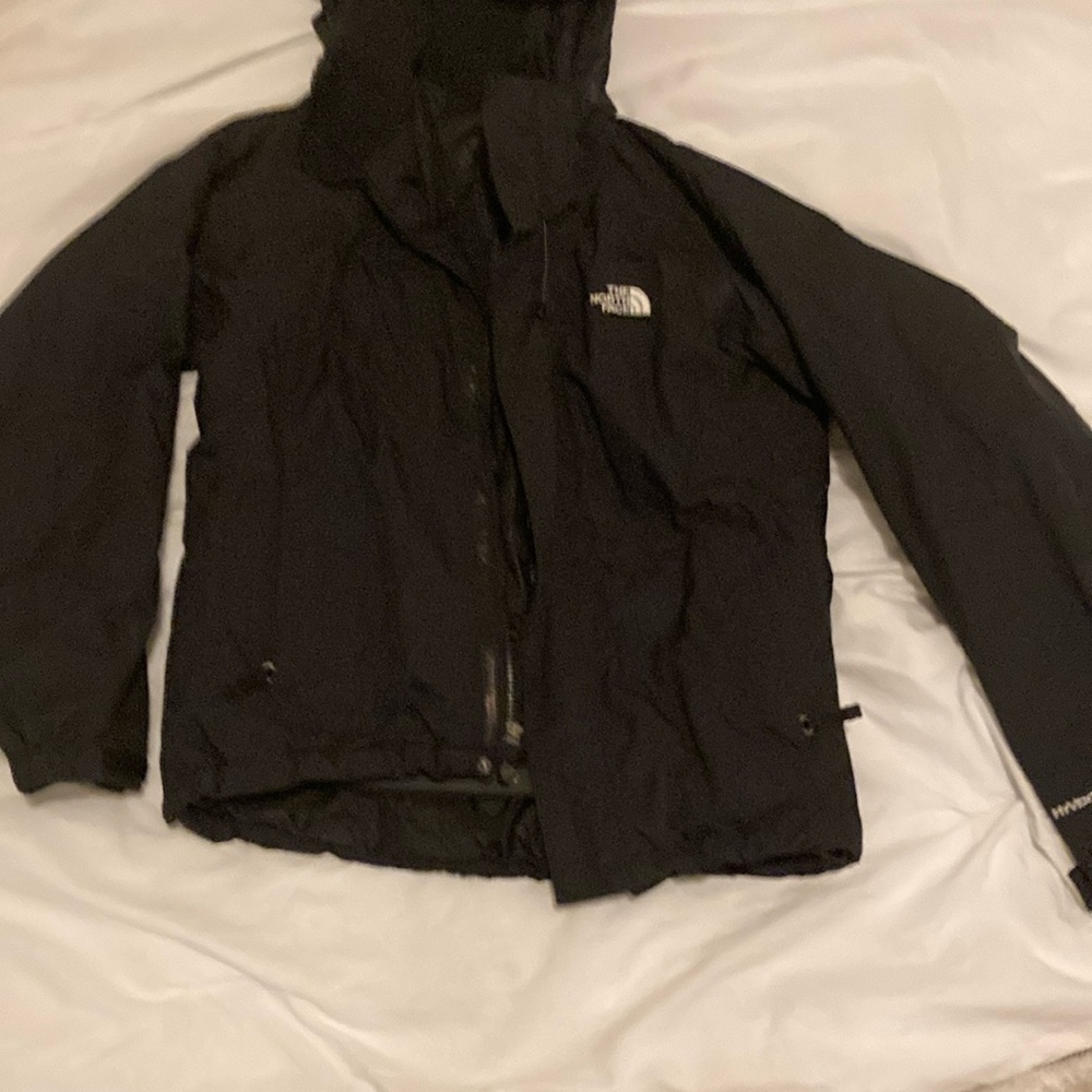 Women’s black the north east highland winter jacket, size small